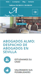 Mobile Screenshot of abogadosalmo.com