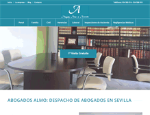 Tablet Screenshot of abogadosalmo.com